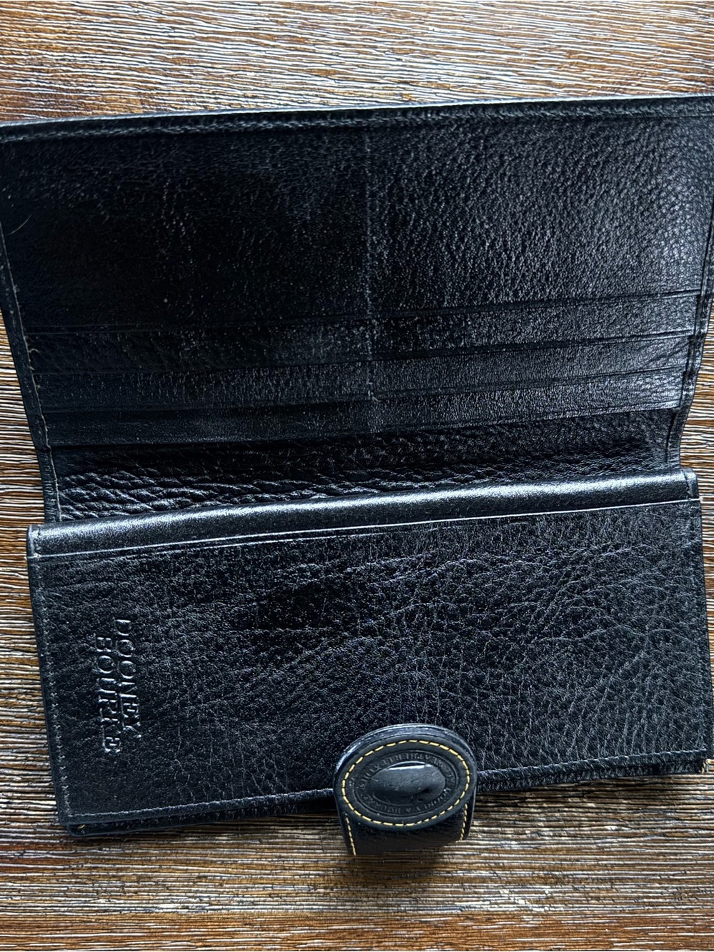 Dooney & Bourke Black Leather Wallet - Picture 3 of 8